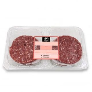 Hamburguesa De Vacuno Y Cerdo Sin Gluten Y Sin Lactosa Carrefour El Mercado 6X90 G