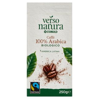 CONAD VERSO NATURA Caffè 100% Arabica Biologico 250 g - 8003170054905