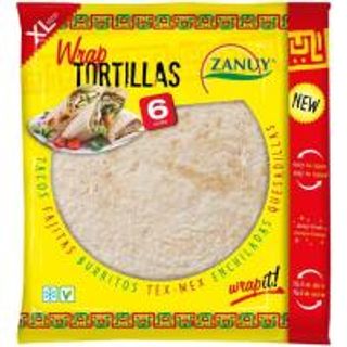 Wrap Tortilla Zanuy, 6 Ud, Paquete 375 Gr. (15071251)