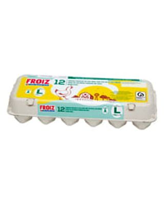 Ovos Froiz de galinhas criadas no solo categoria A tamanho L dúzia