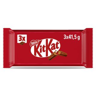 Barritas De Galleta Recubiertas De Chocolate Kit Kat Bolsa 3 X 41 G