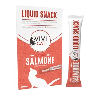 Vivi cat liquid snack 6x15g salmone