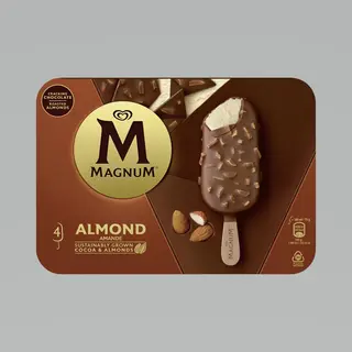 Magnum Amêndoas Pack 4 unidades embalagem 100 ml - 18953904788