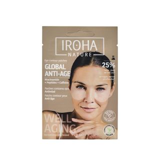 Parches De Ojos Bio Niacinamida, Cafeína Y Péptidos Iroha Nature (283006)