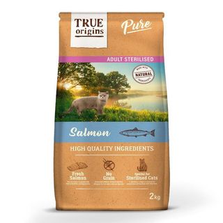 True Origins Pure Adult Sterilised Salmón No Grain Pienso Para Gatos 7Kg