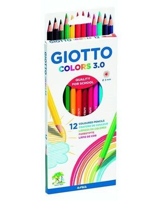 Giotto 276600 - Pack De 12 Lápices Multicolor (8000825009907)
