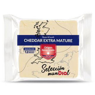 Queso Cheddar Extra Mature Selección Mundial De Dia Bolsa 200 G