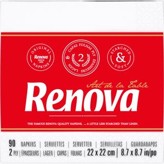Renova Guardanapos Branco Pequenos 90 unidades - 28022300785