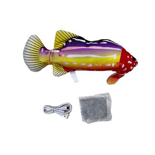 Gioco gatto crazy fish giallo 1pz