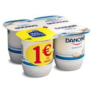 Yogur Natural Danone Pack 4 X 120 G