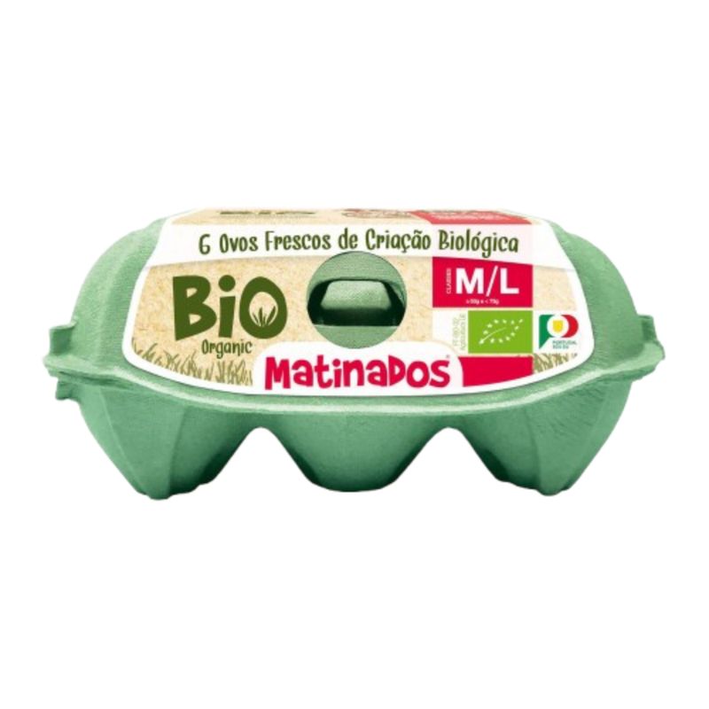 Matinados Ovos Classe M/L Biológicos 6un