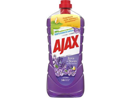 Lava Tudo Festa de Flores Fragrância Flores Lavanda Ajax 1250ml