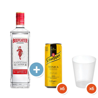 Lote Beefeater + Refresco (2 Lt.) + Hielo