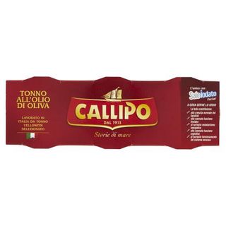 Callipo Tonno all'Olio di Oliva 3 x 80 g