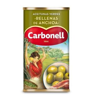 Carbonell Aceituna Rellena De Anchoa, 150Gr