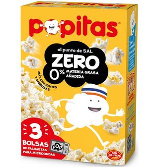Popitas Zero Al Punto De Sal Microondas Pack 3 Uds. 210 G