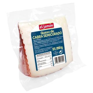 EL JAMÓN Queso Semicurado Cabra Cuña, 250G