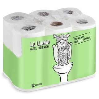 Papel Higiénico 2 Capas Dia La Llama 12 Uds.