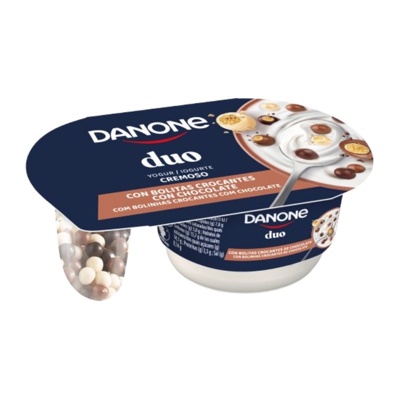 Danone Iogurte Cremoso Duo Bolachinhas Crocantes Chocolate 100 g