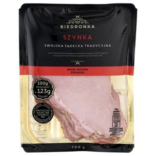 Biedronka Szynka swojska sądecka tradycyjna 100 g