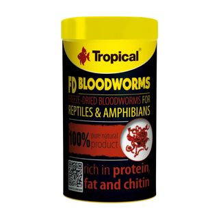Tropical FD Blood Worms alimento para reptiles