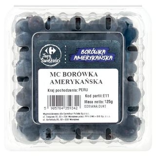 Carrefour Targ Świeżości Borówka amerykańska 125 g