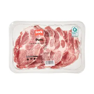 Cuello Cerdo Bandeja - Bandeja 400G Aprox. Sorli