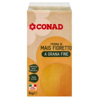 CONAD Farina di Mais Fioretto a Grana Fine 1 kg - 8003170025073