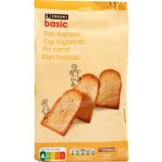 Pan Tostado Normal 30 Rebanadas Eroski Basic 270G (315317)