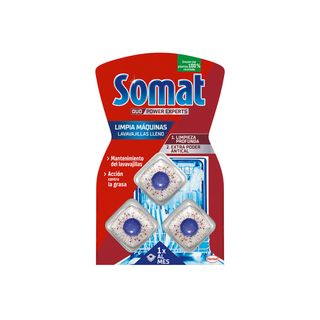Limpia Lavavajillas Somat, Pack 3 Dosis (215184)