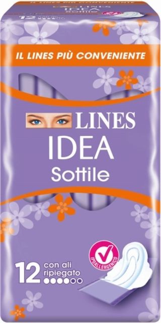 LINES IDEA SOTTILE CON ALI 12 ASSORBENTI   FAT3231
