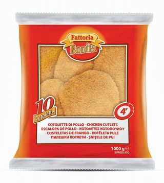 Cotolette Di Pollo E Tacchino 1Kg Fattoria Bonita