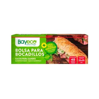Bolsa Para Bocadillo Bayeco, Caja 40 Uds (8436549801266)