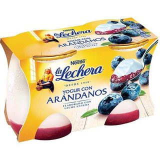 Yogur Enriquecido De Arándanos La Lechera, Pack 2X125 G