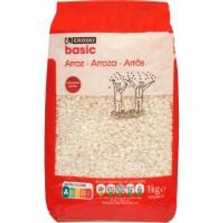 Arroz Extra Eroski Basic Paquete 1 Kg (300434)