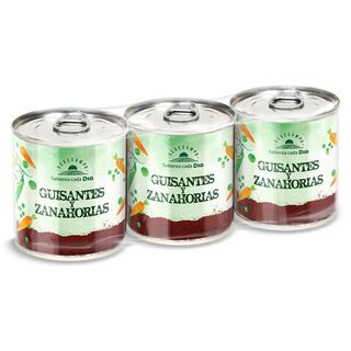 Guisantes con Zanahorias Dia Pack 3x130 Gr.