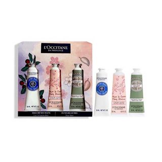 Estuche Crema De Manos Karite  30 Ml + Flores De Cerezo   30 Ml + Almendra Manos  30 Ml Loccitane 112217