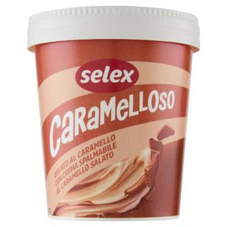 Gelato Caramello Con Spalmabile Caramello Salato S