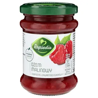 Rapsodia Dżem malinowy o obniżonej zawartości cukrów 280 g