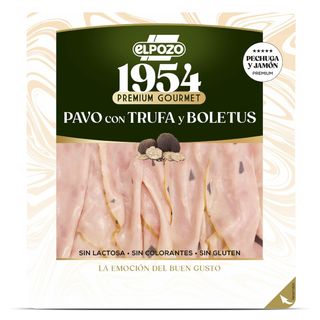 Jamón De Pavo Con Trufa Y Boletus Elpozo Sobre 120 G
