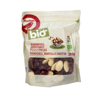 Almendras Arándanos y Pasas Alcampo Ecológico 150 .