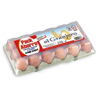 Huevos Grandes L El Granjero 18 Unidades