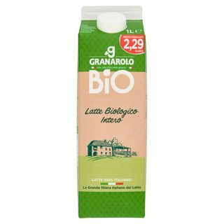 Granarolo Bio Latte Biologico Intero 1 L