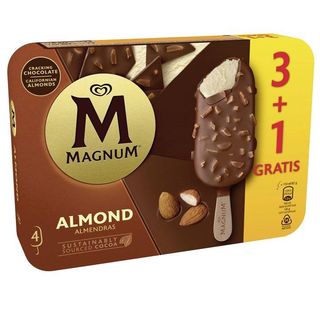 Magnum Almendras Frigo 3+1 Gratis