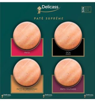 Surtido De Pates Delicass Supreme 4 X 70 G