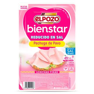 Pechuga De Pavo Elpozo Bienstar Bandeja 65 G