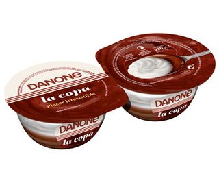 Copa de Chocolate y Cremosa Nata Danone 2 X 110 G.