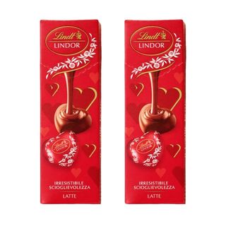 Pack 2x Lindt Lindor Tubino Cuori Al Latte 41g