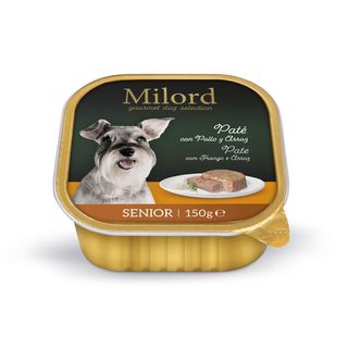 Milord Senior Pollo Y Arroz En Paté Tarrina Para Perros 0.15Kg