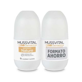 Desodorante Nature Mussvital Dermoactive, Pack 2X75 Ml. (8430442006421)